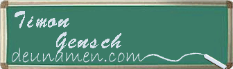 Timon Gensch Visitenkarte